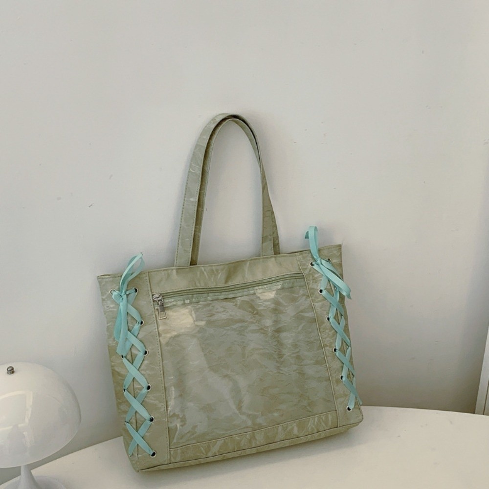 Lace-up Simple Itabag Badge Di - Tote Bag Beach recension och pris