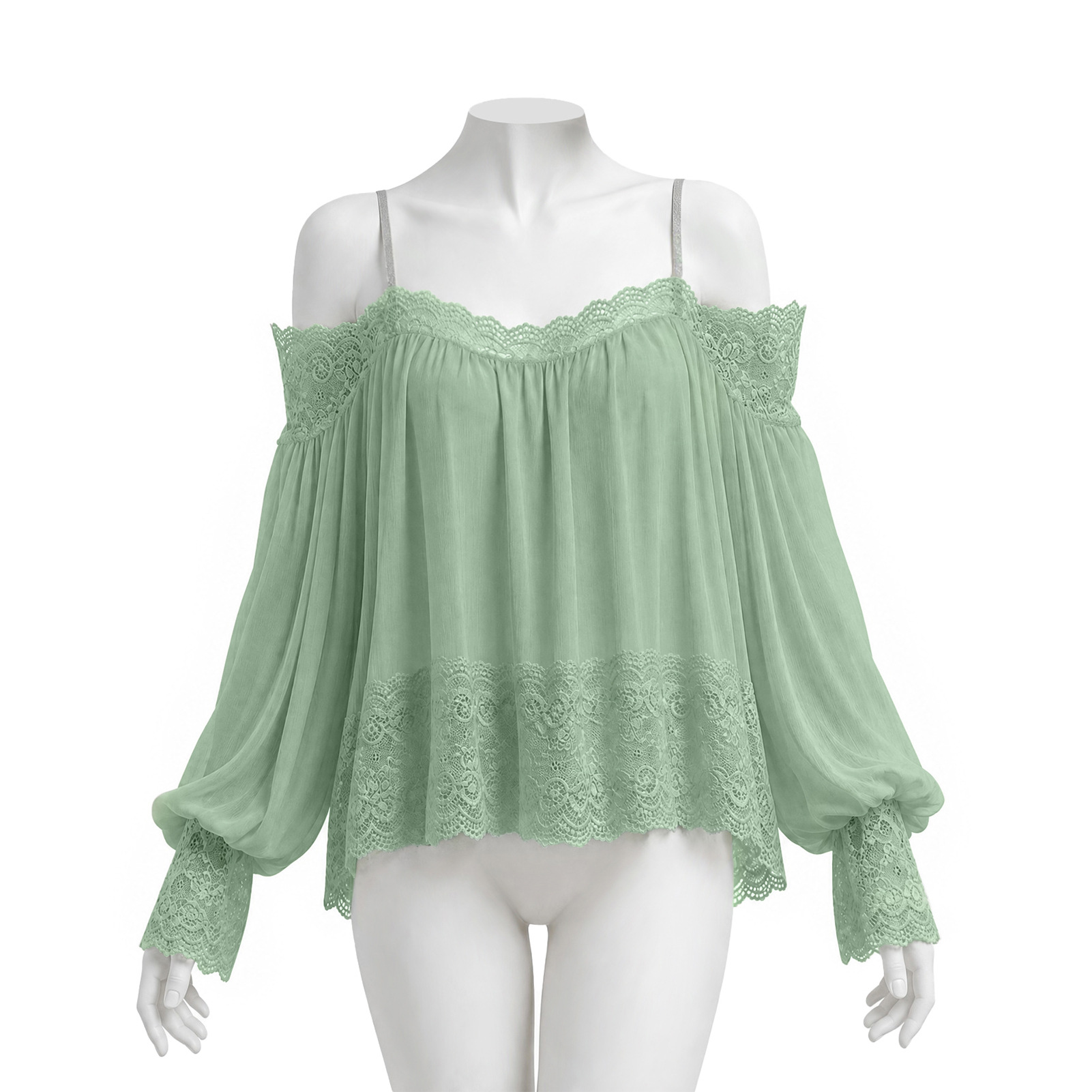 Women's Boho Shirt Off Shoulde - Blouse Off Shoulder recension och pris