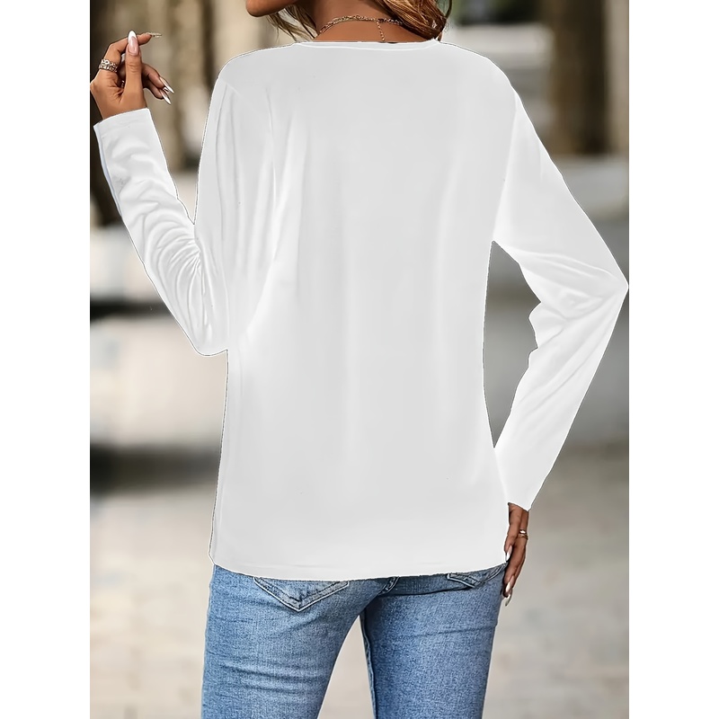 Casual Oversized Long Sleeve T - Blouse Off Shoulder recension och pris